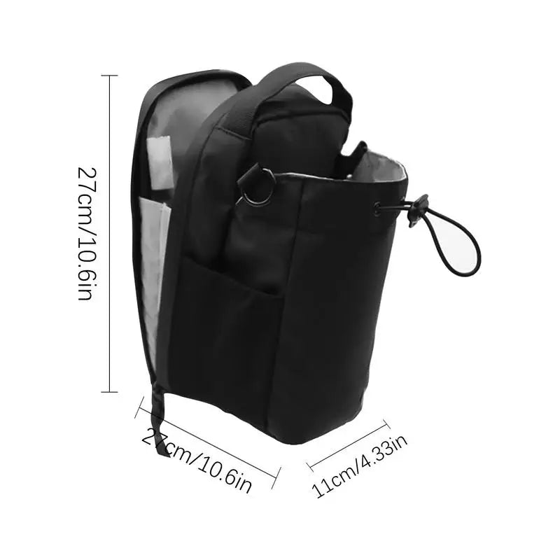 Magnetic Gym Bag Large Capacity Magnetic Carrier Bag With Phone Pocket Portable Gym Water Bottle Pouch Gym Accessories Organizer